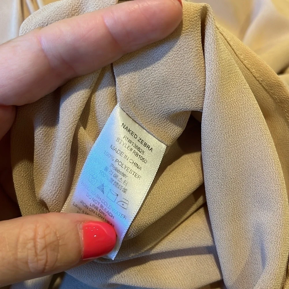 2bella nude blouse, small 🔵 - Picture 6 of 6